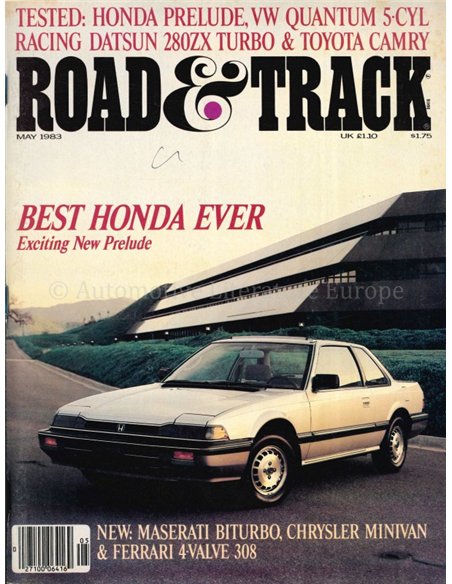 1983 ROAD AND TRACK MAGAZINE MEI ENGELS