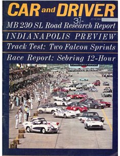 1963 CAR AND DRIVER MAGAZINE JUNE ENGLISH