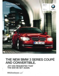 2010 BMW 3 SERIES PRODUCT SELLING POINTS BROCHURE ENGLISH