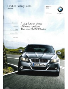 2008 BMW 3ER PRODUKT ARGUMENTE PROSPEKT ENGLISCH