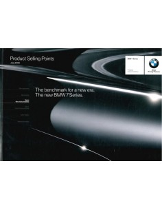 2008 BMW 7 SERIES PRODUCT SELLING POINTS BROCHURE ENGLISH