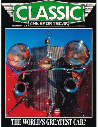 1986 CLASSIC AND SPORTSCAR MAGAZINE (12) DECEMBER ENGLISCH