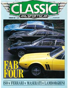 1987 CLASSIC AND SPORTSCAR MAGAZINE (02) FEBRUARY ENGLISH