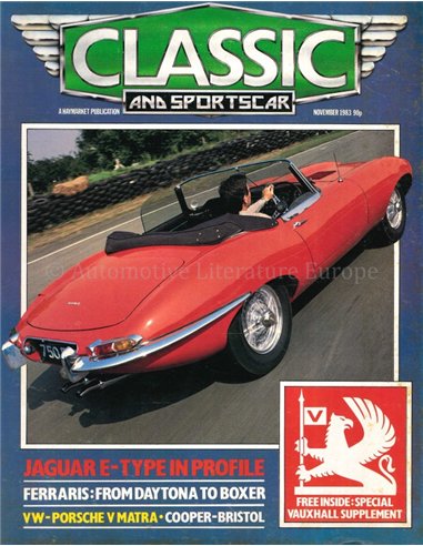 1983 CLASSIC AND SPORTSCAR MAGAZINE (11) NOVEMBER ENGELS