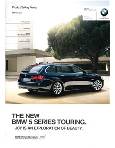 2010 BMW 5 SERIE TOURING PRODUCT BEARGUMENTATIE BROCHURE ENGELS