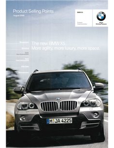 2006 BMW X5 PRODUKT ARGUMENTE PROSPEKT ENGLISCH