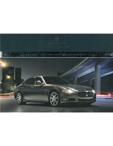 2008 MASERATI QUATTROPORTE BROCHURE ENGLISH 