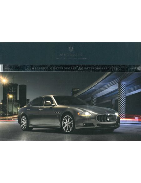 2008 MASERATI QUATTROPORTE PROSPEKT ENGLISCH 