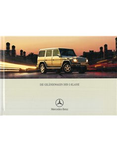 2002 MERCEDES BENZ G KLASSE HARDCOVER PROSPEKT DEUTSCH