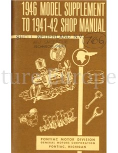 1946 SUPPLEMENT PONTIAC WERKSTATTHANDBUCH ENGLISCH