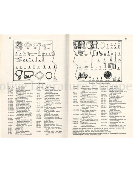 1946 SUPPLEMENT PONTIAC WORKSHOP MANUAL 1941-42 ENGLISH