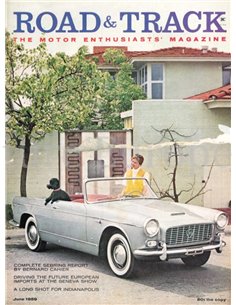1959 ROAD AND TRACK MAGAZINE JUNI ENGLISCH
