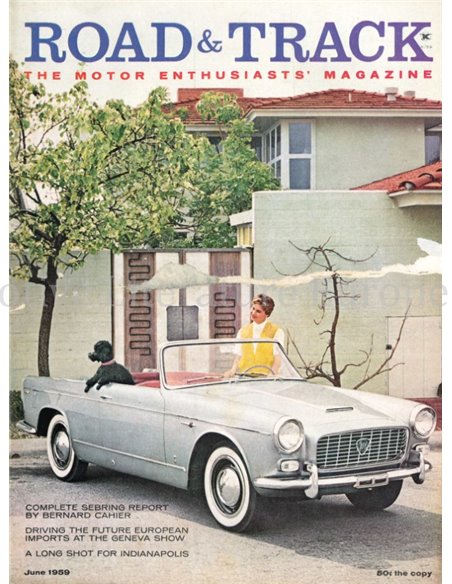 1959 ROAD AND TRACK MAGAZINE JUNI ENGLISCH