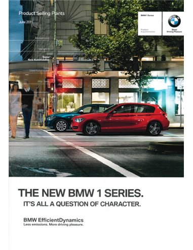 2011 BMW 1 SERIES PRODUCT SELLING POINTS BROCHURE ENGLISH