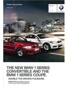 2011 BMW 1 SERIE PRODUCT BEARGUMENTATIE BROCHURE ENGELS