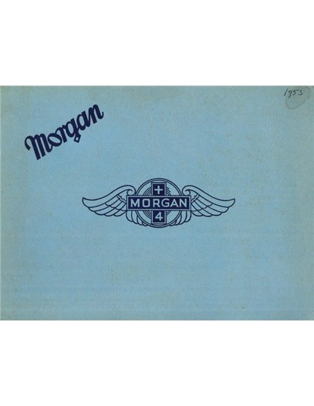 1953 MORGAN PLUS 4 BROCHURE ENGLISH