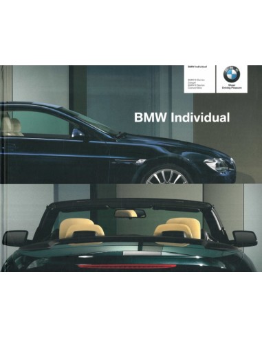 2004 BMW 6 SERIE INDIVIDUAL HARDCOVER BROCHURE DUITS
