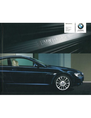 2005 BMW 6 SERIE INDIVIDUAL HARDCOVER BROCHURE ENGELS