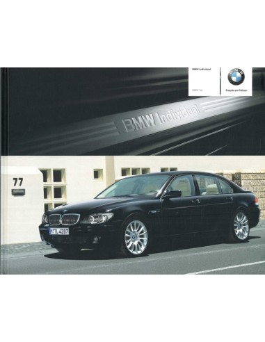 2006 BMW 7ER INDIVIDUAL HARDCOVER PROSPEKT DEUTSCH