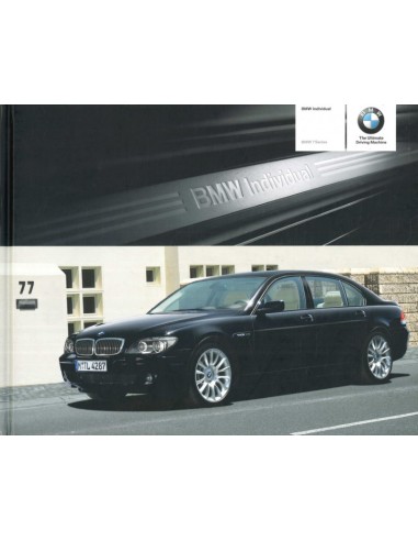 2006 BMW 7 SERIE INDIVIDUAL HARDCOVER BROCHURE ENGELS