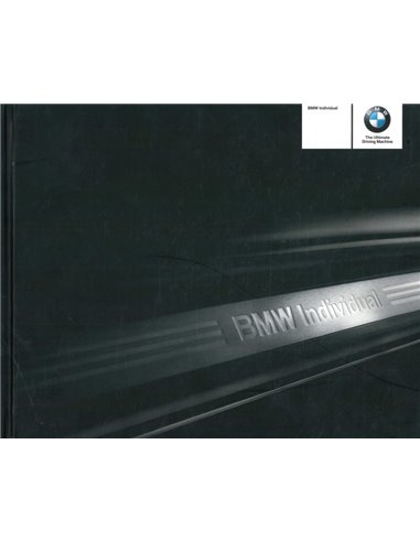 2008 BMW INDIVIDUAL BROCHURE ENGLISH