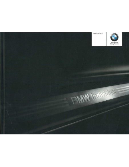 2007 BMW INDIVIDUAL BROCHURE ENGLISH