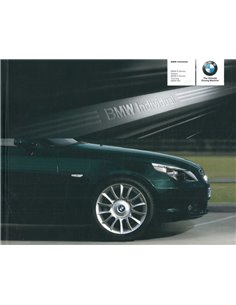2005 BMW 5 SERIES INDIVIDUAL HARDCOVER PROSPEKT ENGLISCH