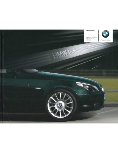 2005 BMW 5 SERIE INDIVIDUAL HARDCOVER BROCHURE DUITS