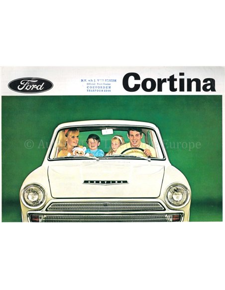 1966 FORD CORTINA PROSPEKT NIEDERLÄNDISCH