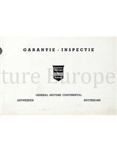 1964 OPEL KADETT SERVICE & WARTUNGSHEFT NIEDERLÄNDISCH 2