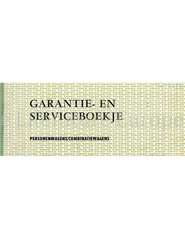1970 VOLVO SERVICE & WARTUNGSHEFT NIEDERLÄNDISCH