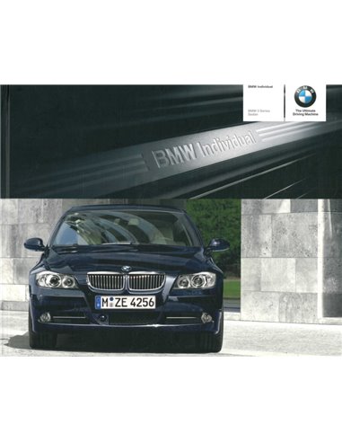 2005 BMW 3 SERIE INDIVIDUAL HARDCOVER BROCHURE ENGELS