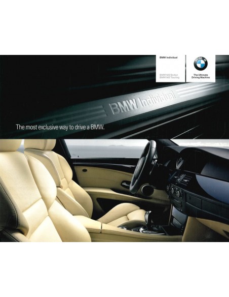 2007 BMW M5 INDIVIDUAL BROCHURE ENGLISH