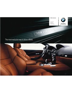 2007 BMW M6 INDIVIDUAL BROCHURE ENGLISH