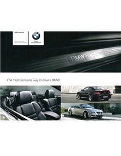2009 BMW M6 INDIVIDUAL BROCHURE ENGLISH