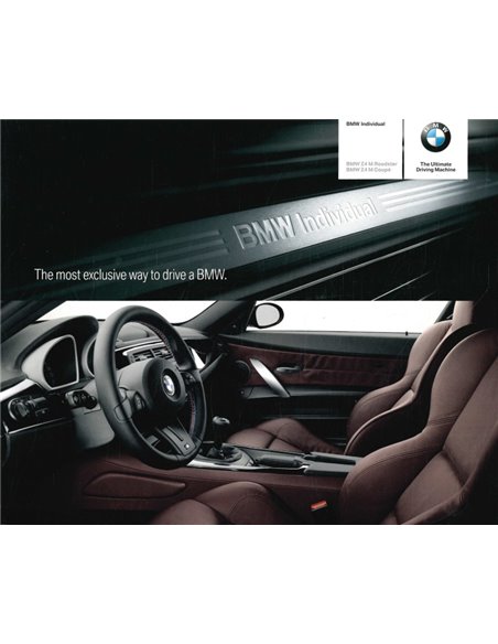 2007 BMW Z4 M INDIVIDUAL BROCHURE ENGELS