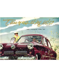 1956 FORD TAUNUS 12M BROCHURE NEDERLANDS