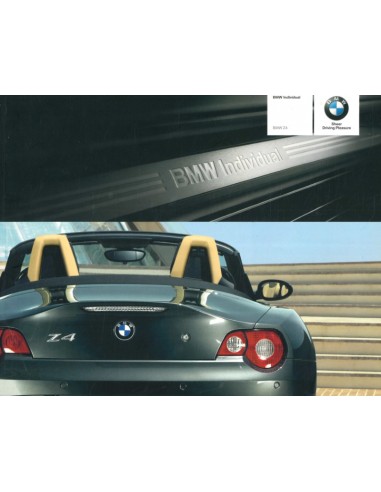 2005 BMW Z4 ROADSTER INDIVIDUAL BROCHURE ENGLISH