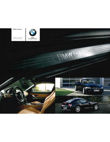 2008 BMW Z4 INDIVIDUAL PROSPEKT ENGLISCH