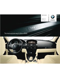 2007 BMW 6ER INDIVIDUAL BROCHURE ENGLISCH
