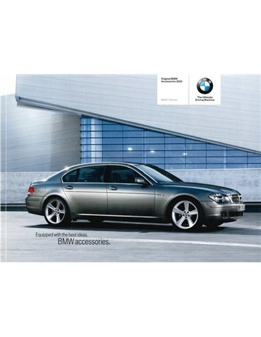 2005 BMW 7 SERIE ACCESSOIRES BROCHURE ENGELS
