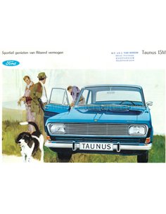 1966 FORD TAUNUS 15M BROCHURE DUTCH