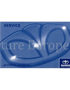 2003 DAEWOO SERVICE & WARRANTY MANUAL DUTCH