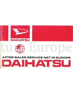 1995 DAIHATSU DEALER GUIDE EUROPE