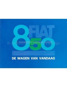 1965 FIAT 850 BROCHURE DUTCH