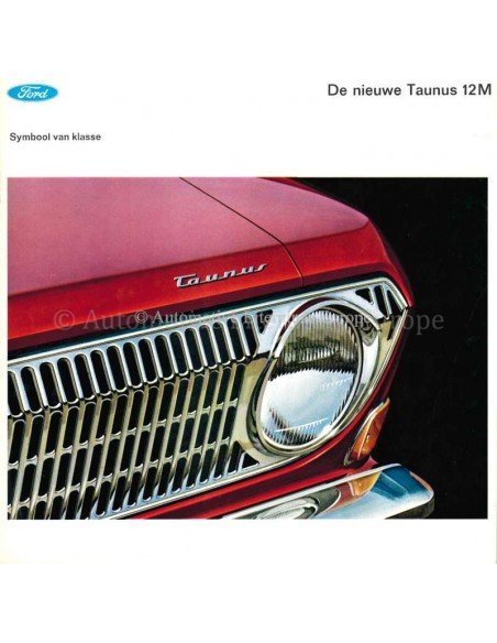 1966 FORD TAUNUS 12M BROCHURE NEDERLANDS