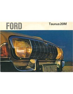 1965 FORD TAUNUS 20M BROCHURE NEDERLANDS