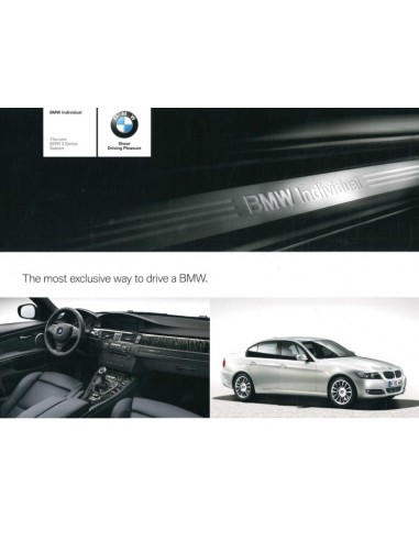2009 BMW 3 SERIES INDIVIDUAL BROCHURE ENGLISH