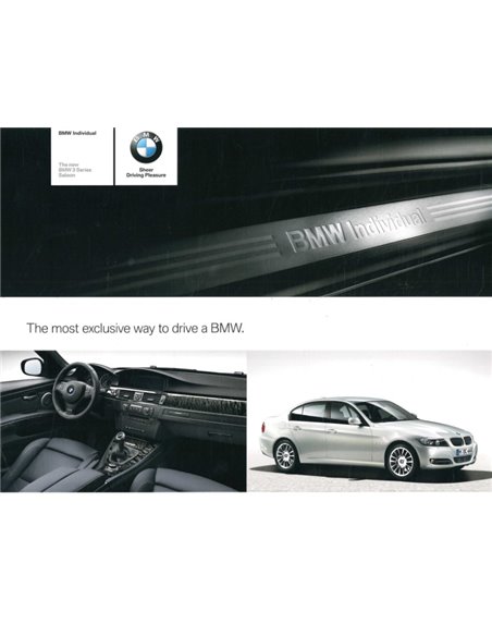 2009 BMW 3 SERIE INDIVIDUAL BROCHURE ENGELS