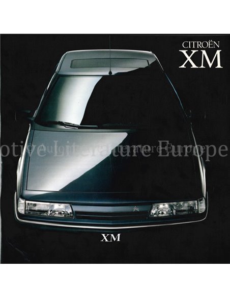 1990 CITROEN XM BROCHURE ENGELS